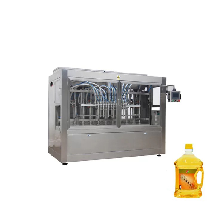 Makinë për mbushjen e shisheve me vaj luledielli 1L